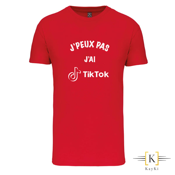 T-Shirt enfant (mixte) - Je peux pas j'ai TikTok