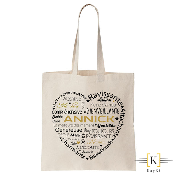 Sac shopping (Tote bag) - Sac maman coeur