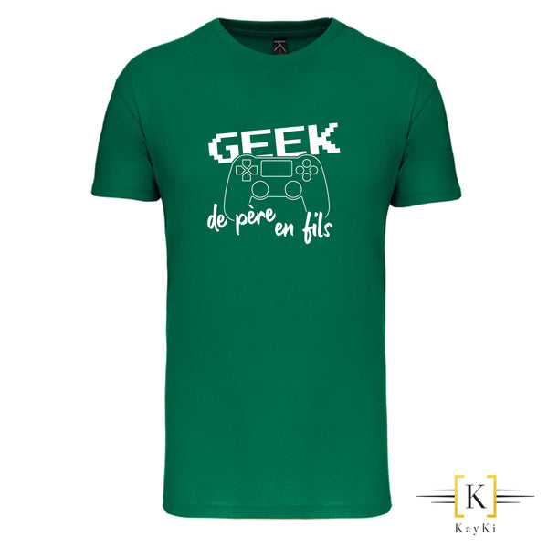 T-Shirt enfant (garçon) - Geek de père en fils